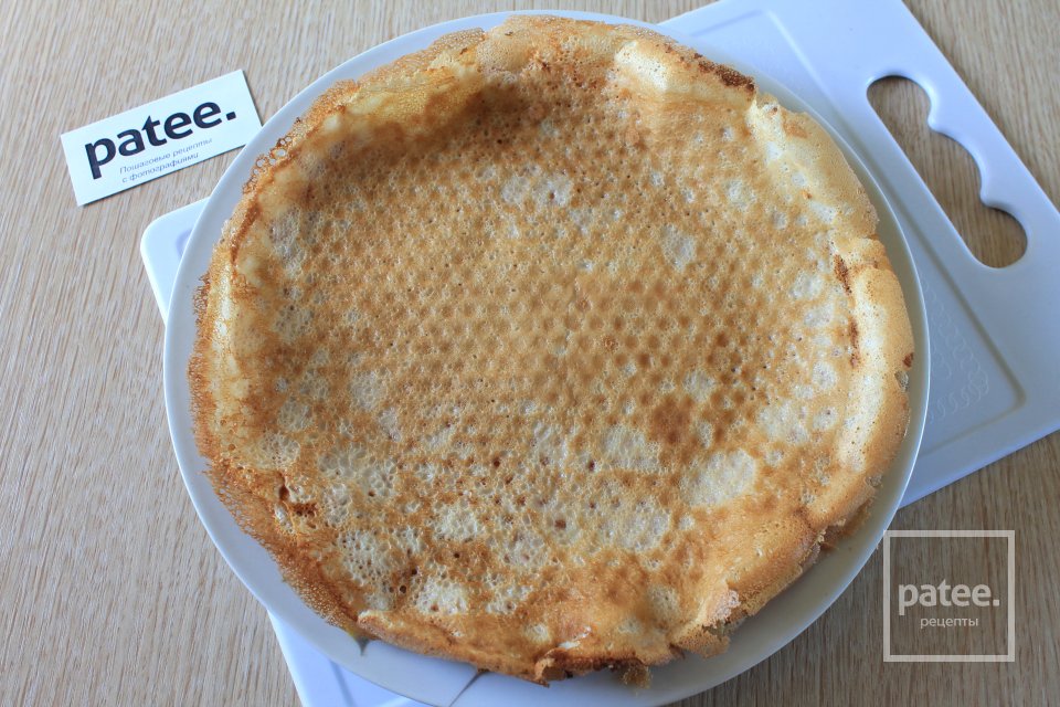 Блинчики с печенью трески - Шаг 5