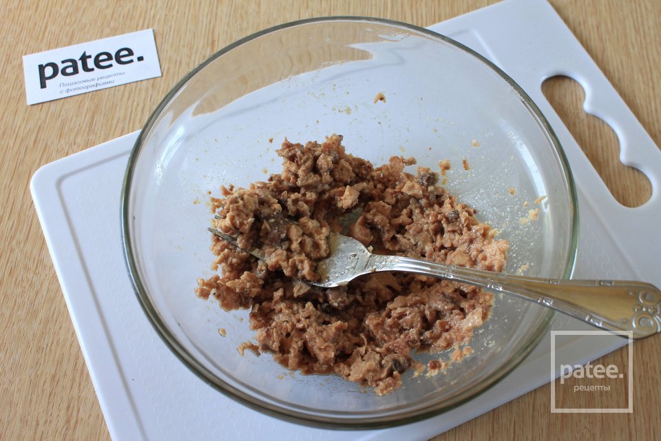 Блинчики с печенью трески - Шаг 6