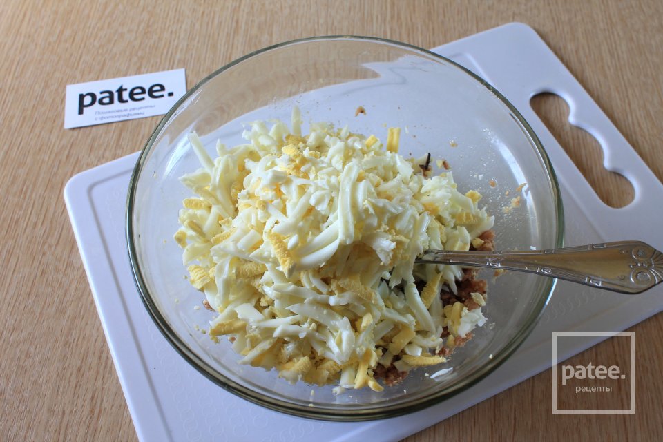 Блинчики с печенью трески - Шаг 7