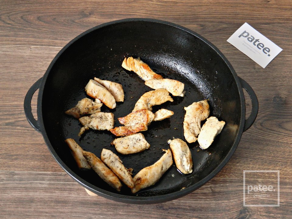 Паста Чикен Альфредо - Шаг 4