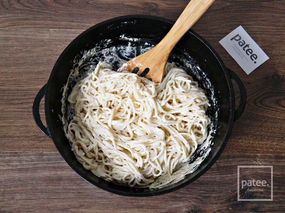 Паста Чикен Альфредо - Шаг 12