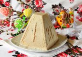Пасха из ряженки