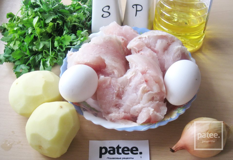 Рыбные котлеты с картофелем - Шаг 1