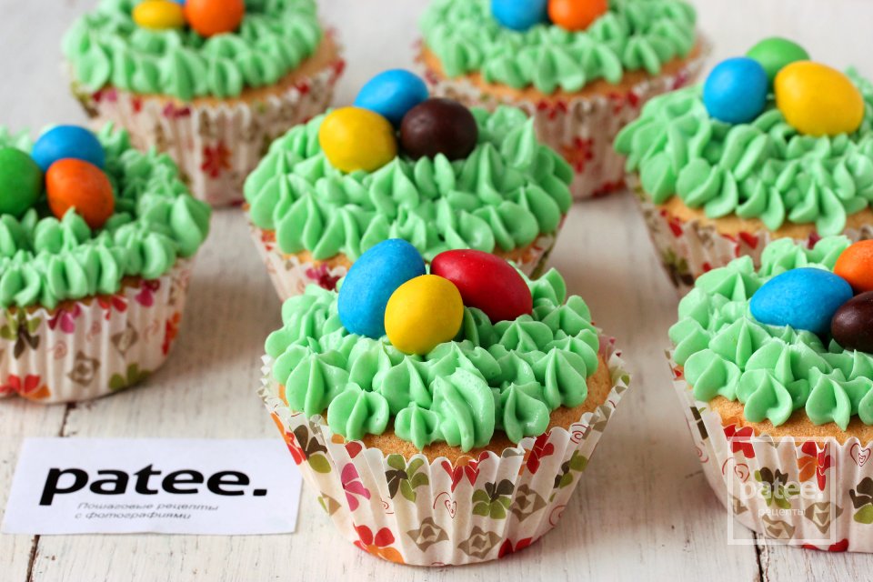 Пасхальные апельсиновые капкейки - Шаг 21