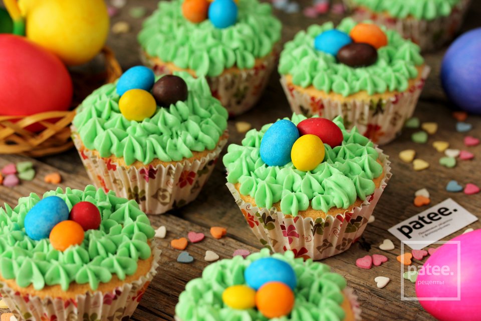 Пасхальные апельсиновые капкейки - Шаг 23