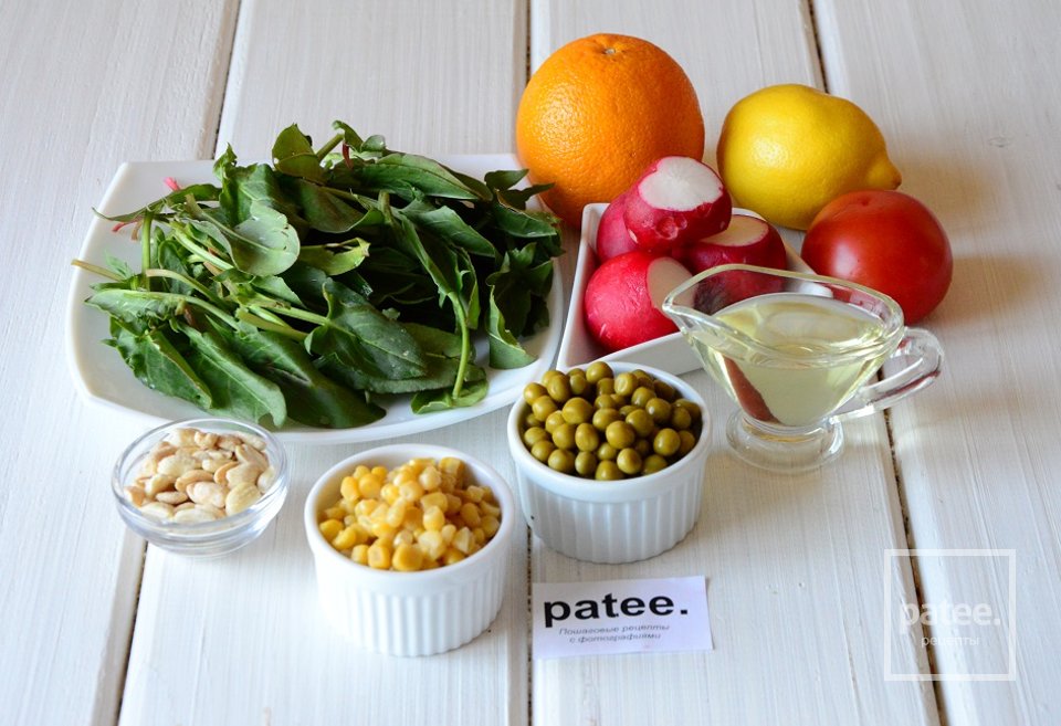 Салат с щавелем и овощами - Шаг 1