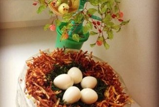 Салат "Гнездо глухаря"