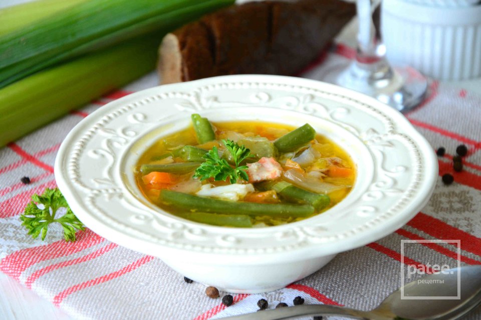 Рыбный суп с форелью и стручковой фасолью - Шаг 12