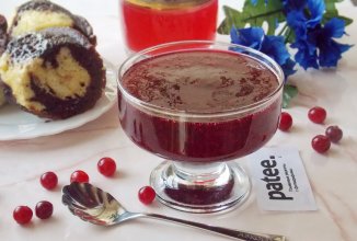 Клюквенный джем-желе за 20 минут