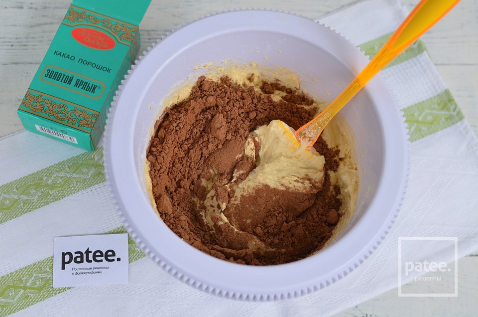 Шоколадный торт Клубничное облако - Шаг 5