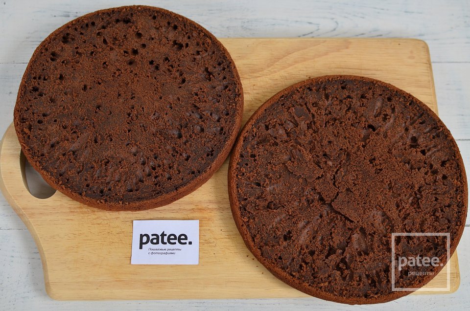 Шоколадный торт Клубничное облако - Шаг 10