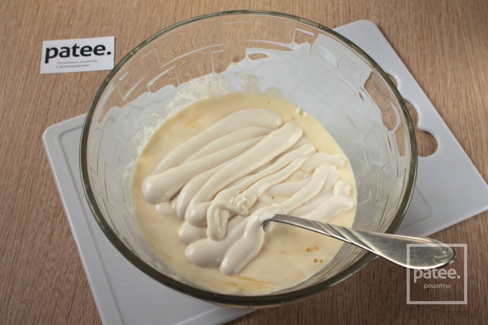 Пирог с грибами в мультиварке - Шаг 7