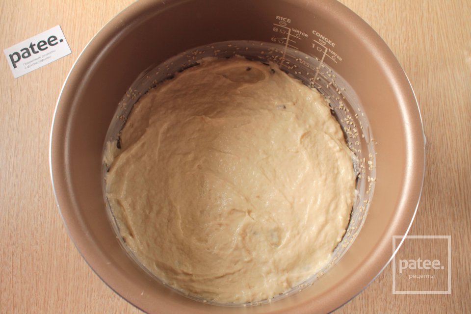 Пирог с грибами в мультиварке - Шаг 12