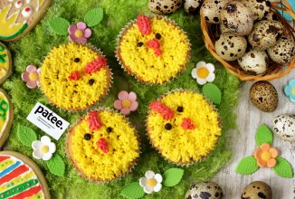 Ванильные капкейки Цыплята