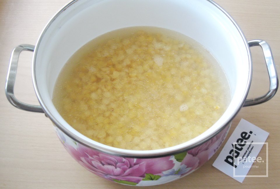 Гороховый суп с грибами и томатом - Шаг 3