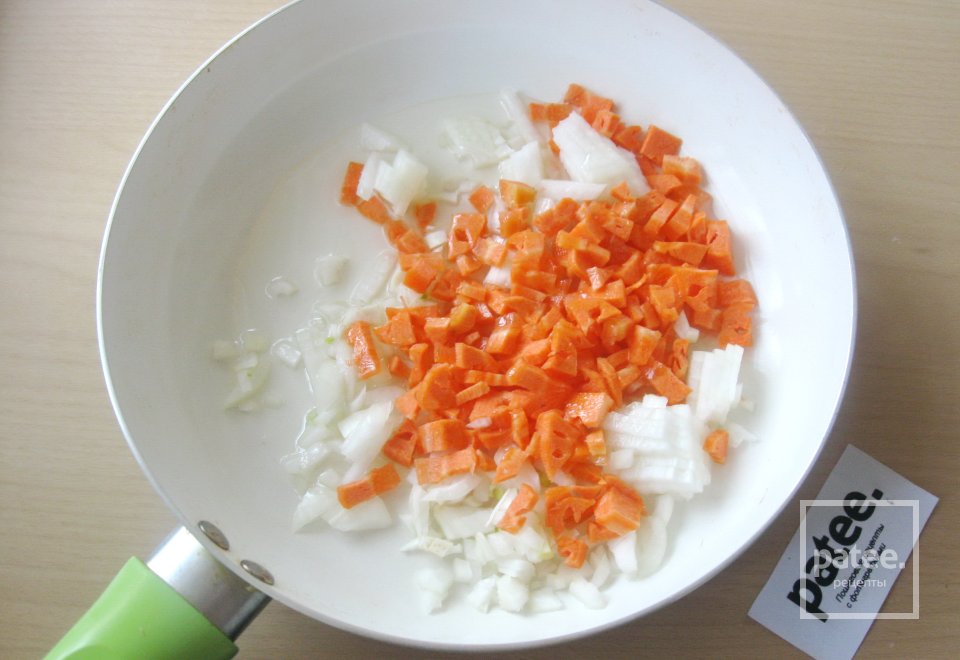 Гороховый суп с грибами и томатом - Шаг 6