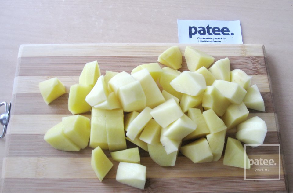 Гороховый суп с грибами и томатом - Шаг 7