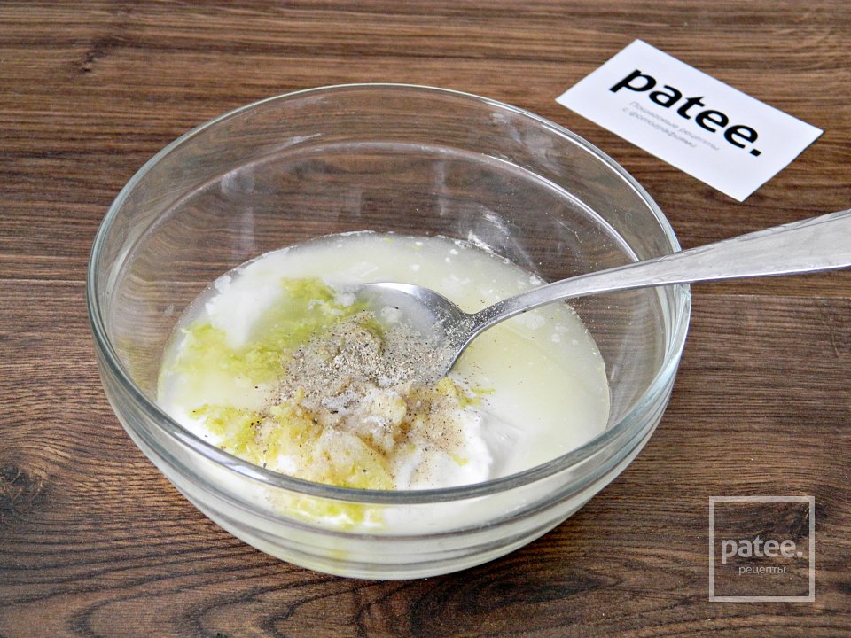 Мятный салат с огурцом - Шаг 9