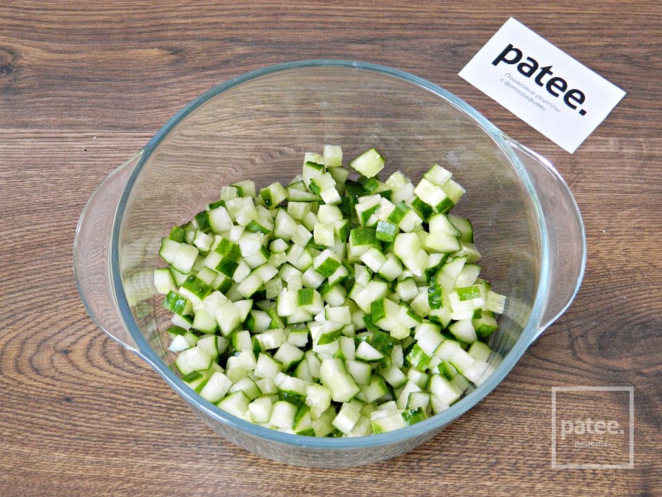 Мятный салат с огурцом - Шаг 14