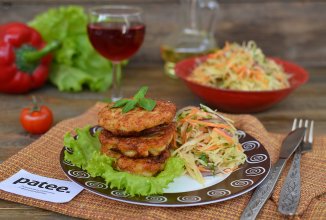 Рубленые котлеты из куриного филе