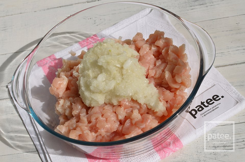 Рубленые котлеты из куриного филе - Шаг 4