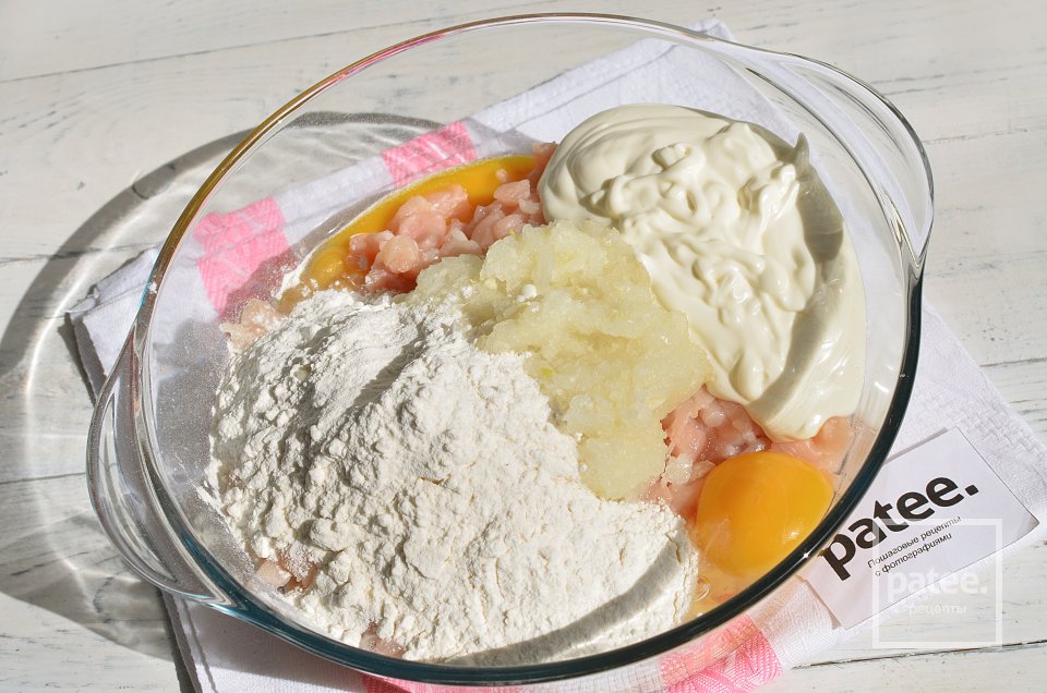 Рубленые котлеты из куриного филе - Шаг 7