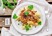 Домашняя паста с цыпленком