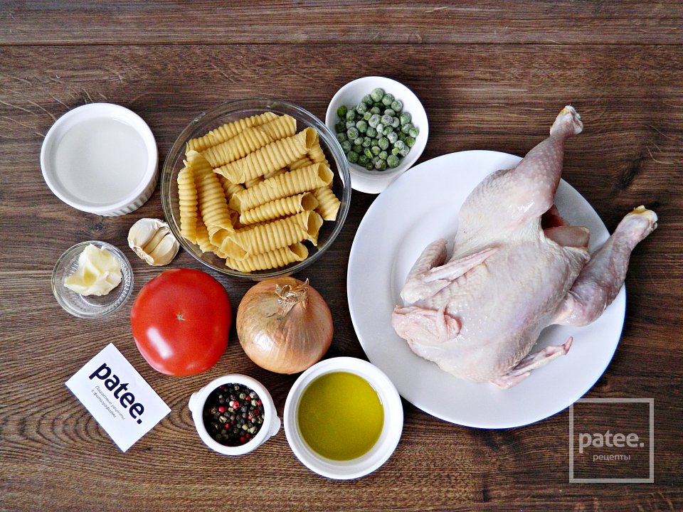 Домашняя паста с цыпленком - Шаг 1