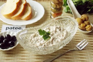 Рецепт Паштет из печени  трески и творожного сыра