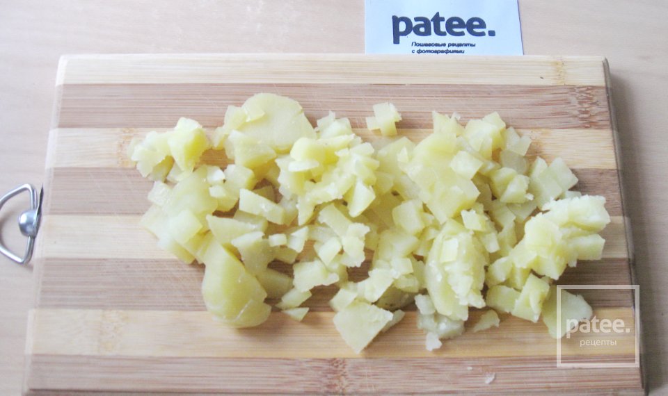 Окрошка на кефире и минеральной воде - Шаг 2