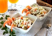 Оливье с креветками