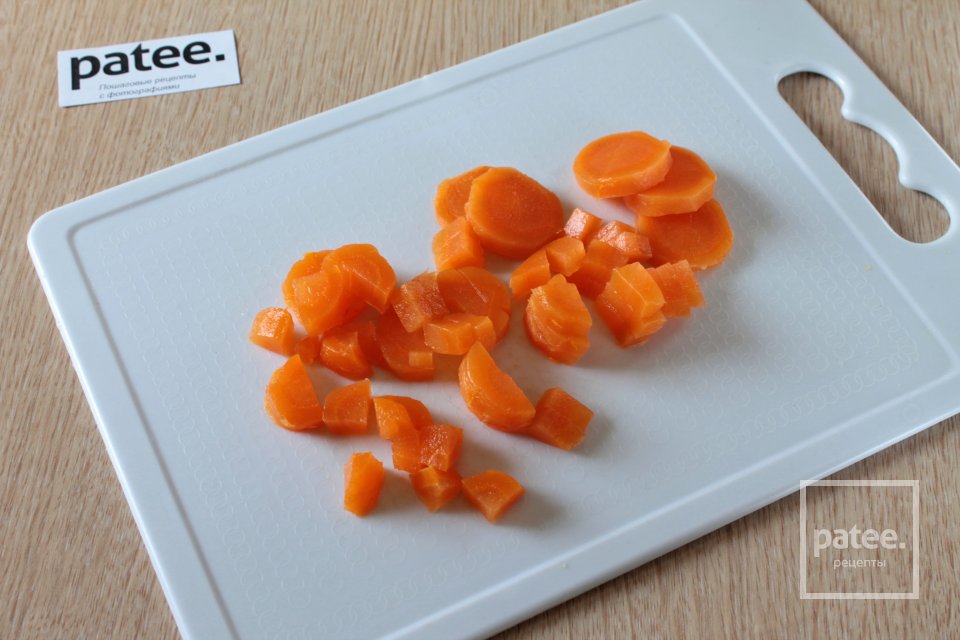 Оливье с креветками - Шаг 4