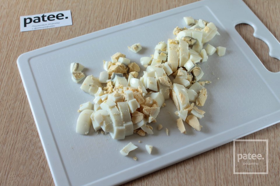 Оливье с креветками - Шаг 5