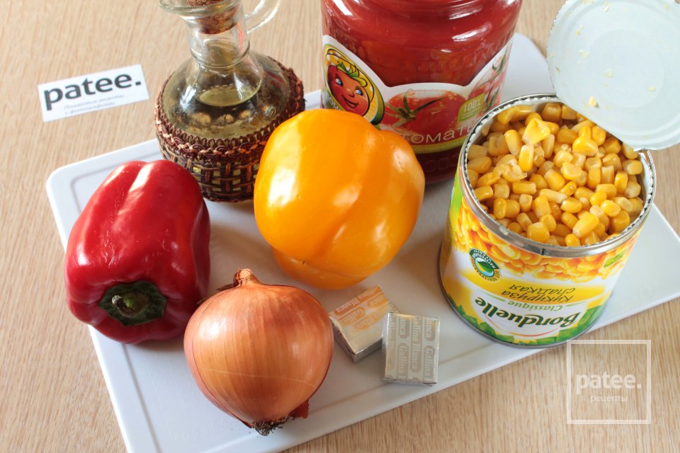 Томатный суп с кукурузой - Шаг 1