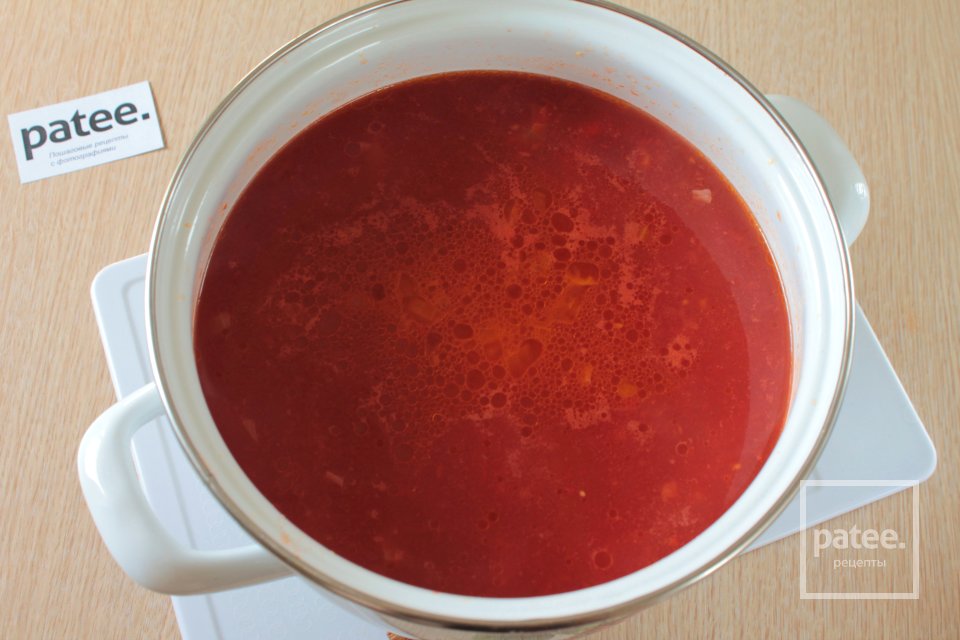 Томатный суп с кукурузой - Шаг 7