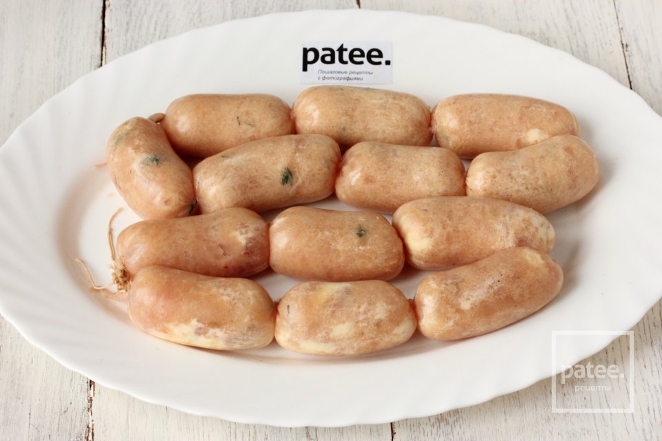 Куриные сардельки Сливочные - Шаг 10