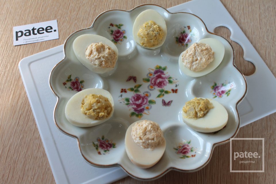 Яйца фаршированные - Шаг 7