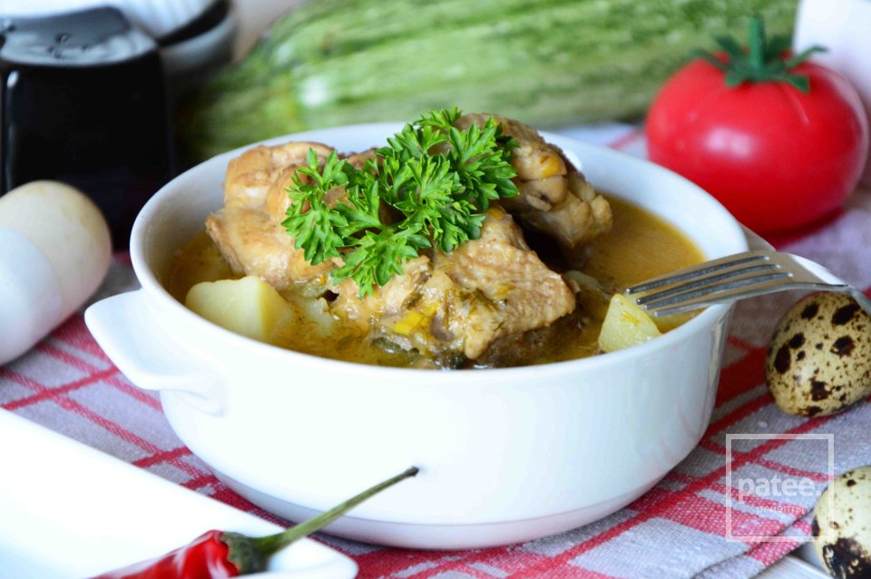 Тушеная курица с кабачками - Шаг 13