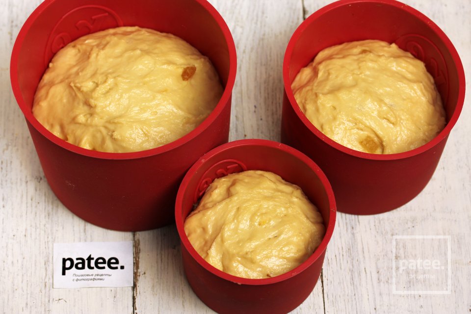 Пасхальный кулич на топлёном молоке с курагой - Шаг 15