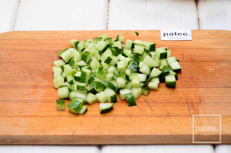 Овощной салат с мятной заправкой - Шаг 2