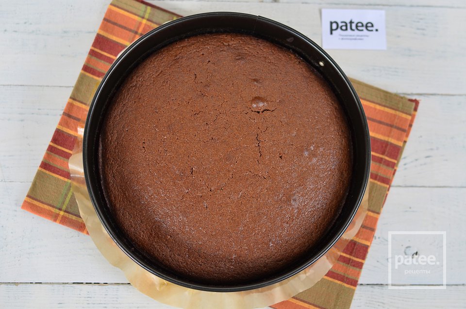 Шоколадный манник с шоколадной начинкой - Шаг 12