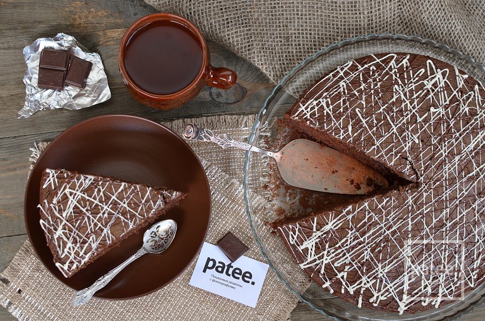 Шоколадный манник с шоколадной начинкой - Шаг 15