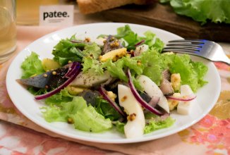 Салат с сельдью