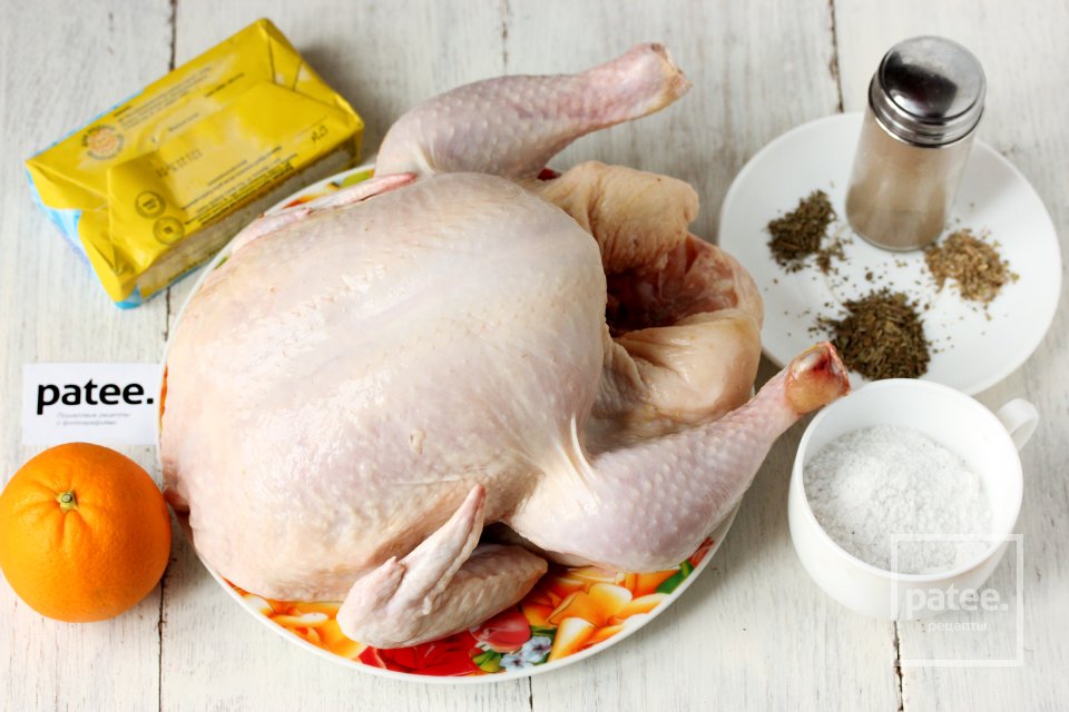 Курица, запечённая в духовке - Шаг 1