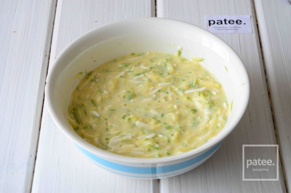 Запеканка из кабачков с грибами - Шаг 10