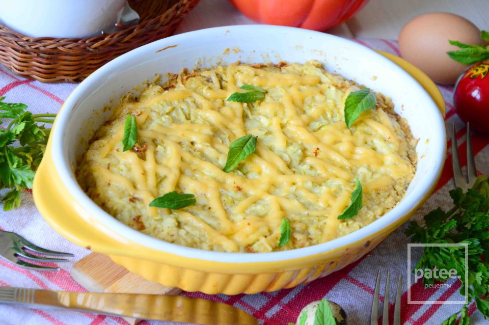 Запеканка из кабачков с грибами - Шаг 14