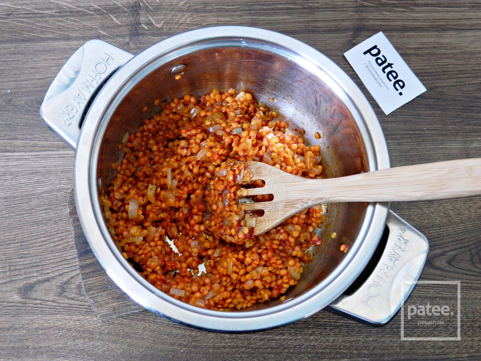 Томатно - чечевичный суп - Шаг 8