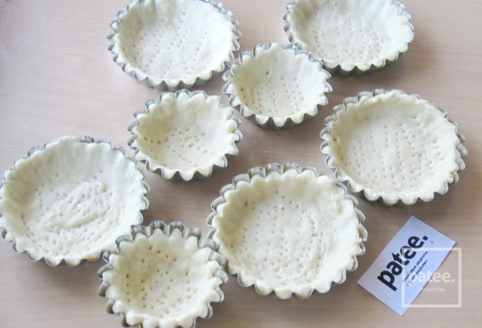 Песочные корзинки и тарталетки с кремом - Шаг 7