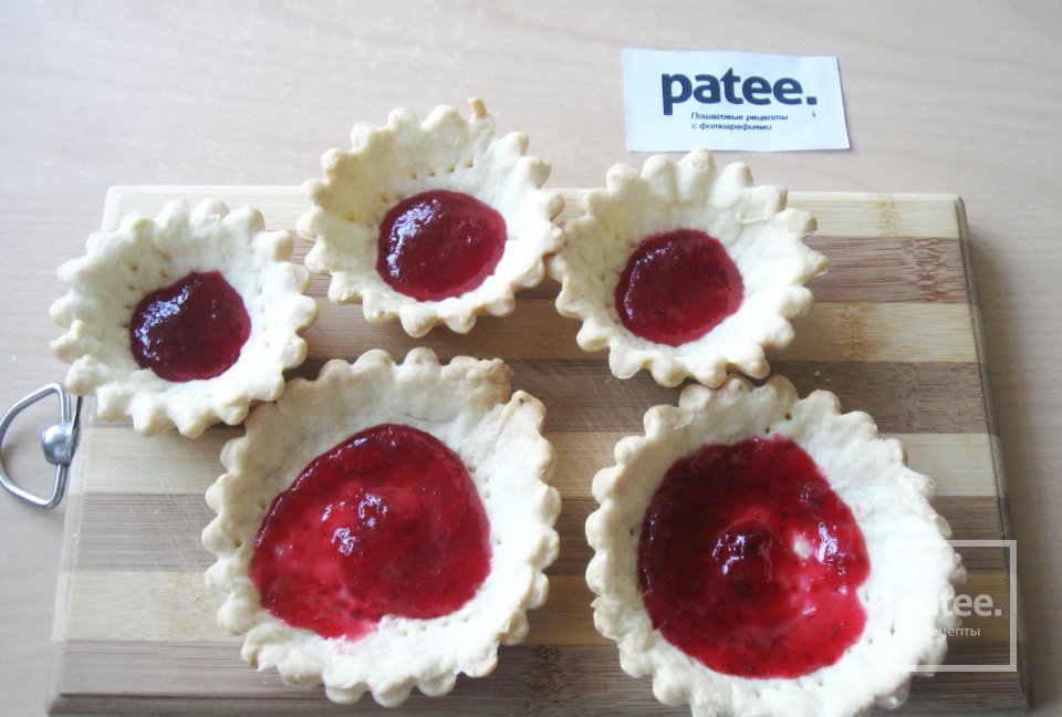 Песочные корзинки и тарталетки с кремом - Шаг 13