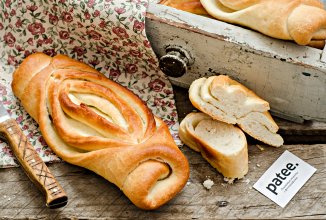 Слоеный хлеб на оливковом масле